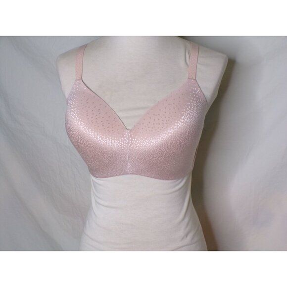 🆕 WACOAL Back Appeal Wireless Seamless T-Shirt Bra 36DD Rose Dust #856303 - Picture 7 of 10